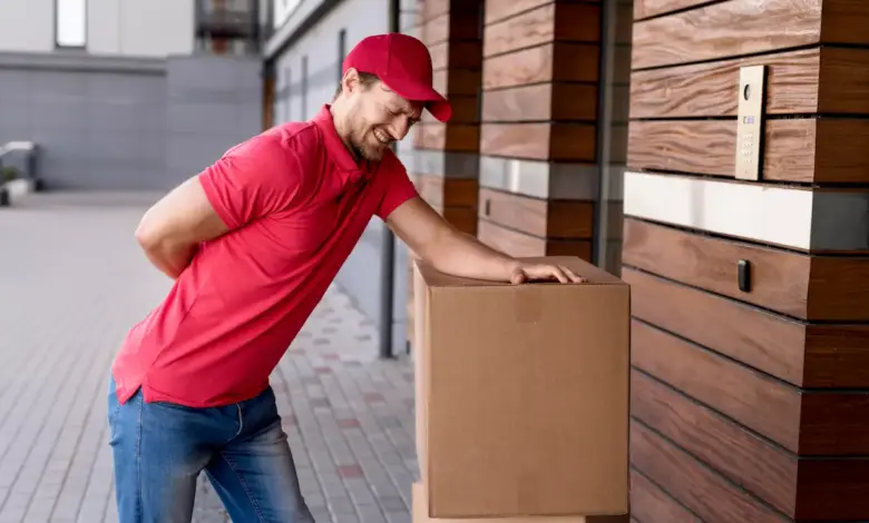 Dor lombar após esforço físico