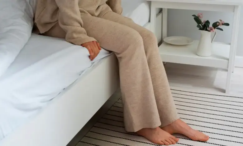 Pernas pesadas e fracas