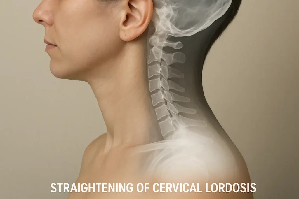 Retificação da lordose cervical